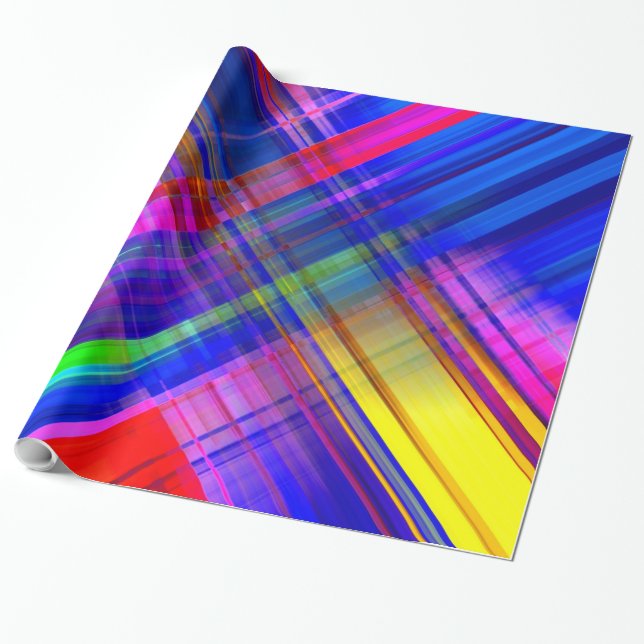 Papel De Presente Abstrato art 174 Wrapping Paper (Desenrolado)