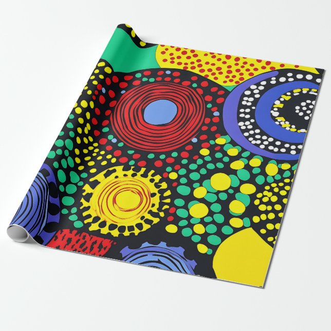 Papel De Presente Abstrato art 3 (Desenrolado)