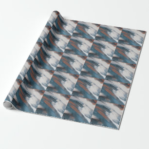 Papel De Presente Abstrato Art: Traços Versáteis De Pincel.