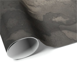 Papel De Presente abstrato Black Ivory Creamy Painting Urban