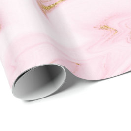 Papel De Presente Abstrato Branco Cor-de-rosa-claro-claro-Dourado ro