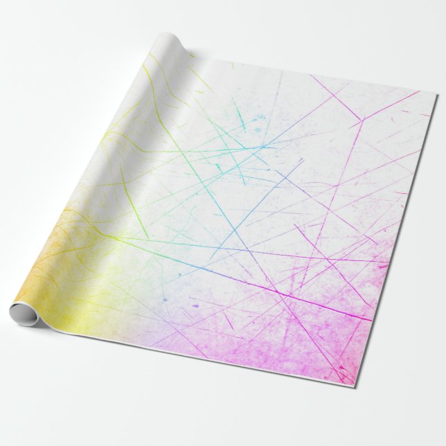 Papel De Presente Abstrato brilhante (Desenrolado)