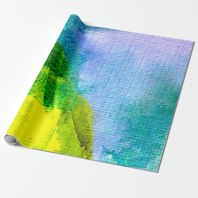 Papel De Presente Abstrato d aquarela pintada de fundo abstrato,acr (Desenrolado)