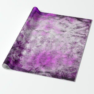 Papel De Presente Abstrato Damask Pink Impressão