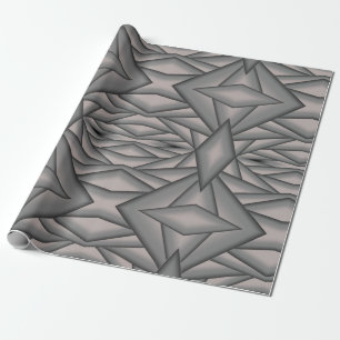 Papel De Presente Abstrato de Arte Congelada no Tempo