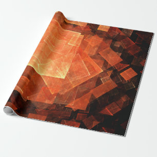 Papel De Presente Abstrato de Arte da Janela