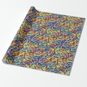 Papel De Presente Abstrato de arte geométrica