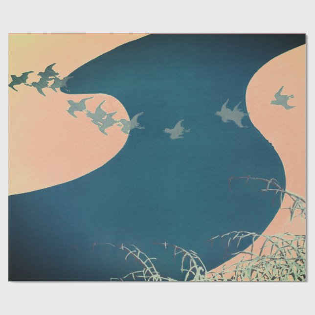 Papel De Presente Abstrato DE JAPONÊS DE ARMADILHA (Aberto)