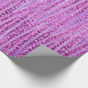 Papel De Presente Abstrato de lâminas e pontos de satin, Ametist