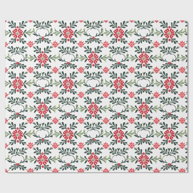 Papel De Presente Abstrato de Natal (Aberto)