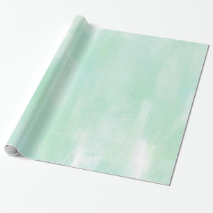 Papel De Presente Abstrato de Suave Mint