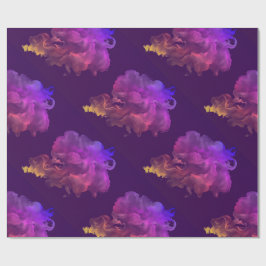 Papel De Presente abstrato de veludo artístico bonito