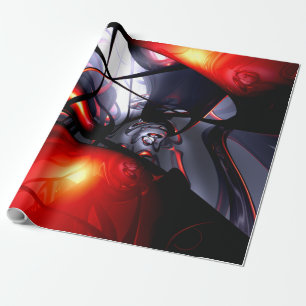 Papel De Presente Abstrato de Veneno em rotação