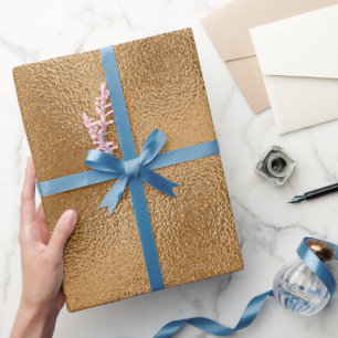 Papel De Presente Abstrato de vidro Dourado rico