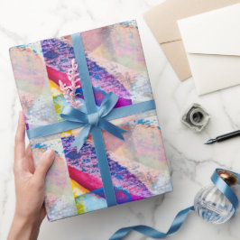 Papel De Presente Abstrato de Watercolor texturizado