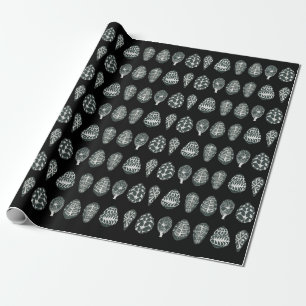 Papel De Presente abstrato folhas impressão