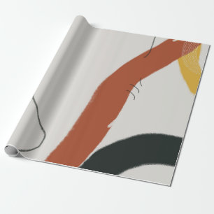 Papel De Presente Abstrato Modern Art