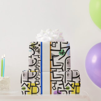 Papel De Presente Abstrato moderno de Paul Klee "Rich Port"