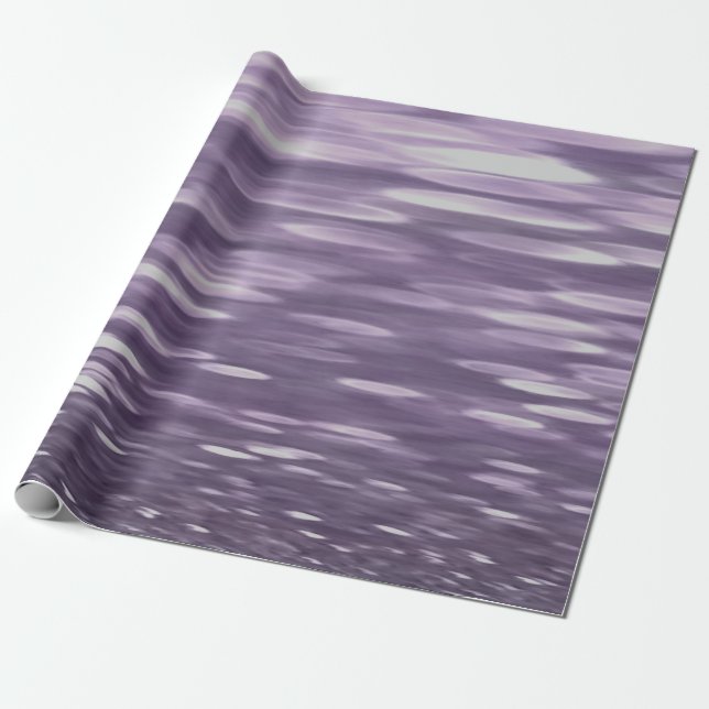 Papel De Presente Abstrato nº 1: Shimmer ultra violeta (Desenrolado)