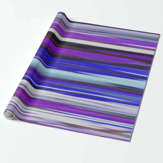 Papel De Presente Abstrato nº 2: Desfocamento do Ultravioleta (Desenrolado)