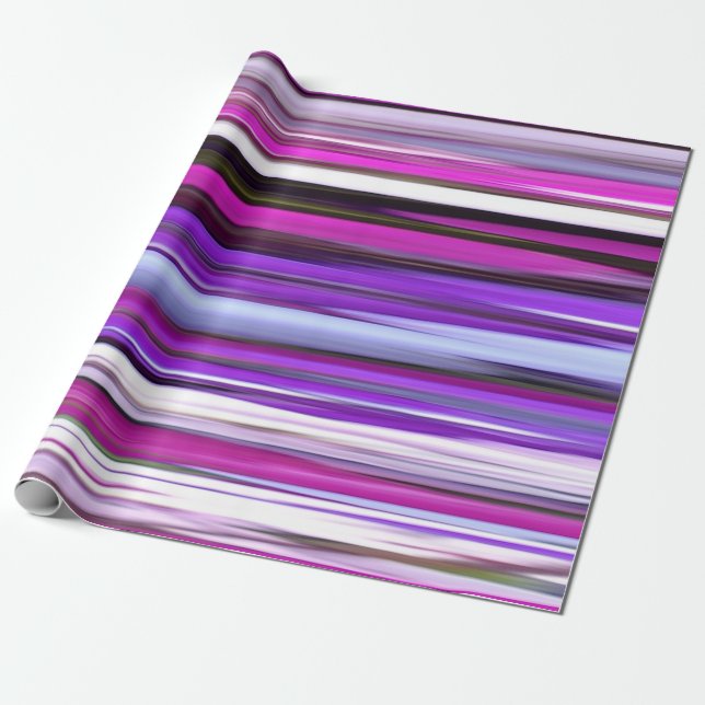 Papel De Presente Abstrato nº 2: Desfoque roxo (Desenrolado)