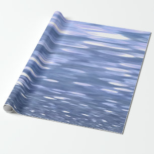 Papel De Presente Abstrato nº 3: Shimmer azul em pó
