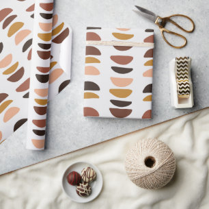 Papel De Presente Abstrato   Natal   Cerco   Minimalista