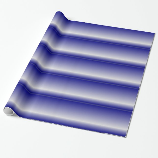 Papel De Presente Abstrato Raft 3D azul (Desenrolado)
