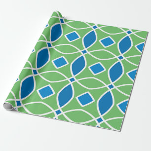 Papel De Presente Abstrato Retro Padrão geométrico sem costura com t