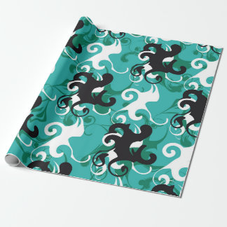 Papel De Presente Abstrato sem descontinuidades padrão qualitativo i