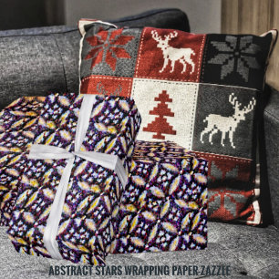 Papel De Presente Abstrato Stars