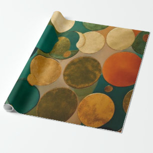 Papel De Presente Abstrato Terroso Moderno