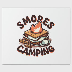 Papel De Presente acampamento de smores