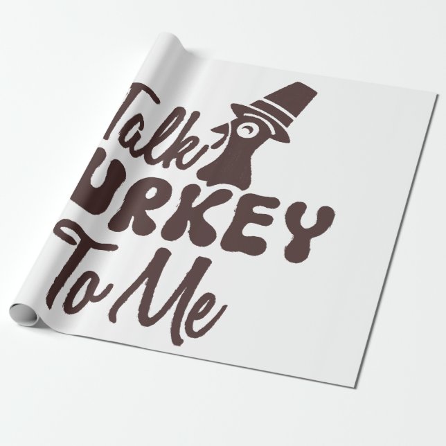 Papel De Presente Ação de Graças (Desenrolado)