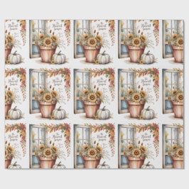Papel De Presente Ação de Graças, Ação de Graças da Rússia, Queda,