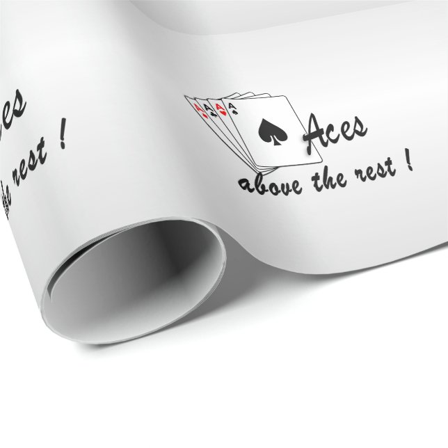 Papel De Presente Aces Acima do Saco de Tota do Resto (Ponta do rolo)