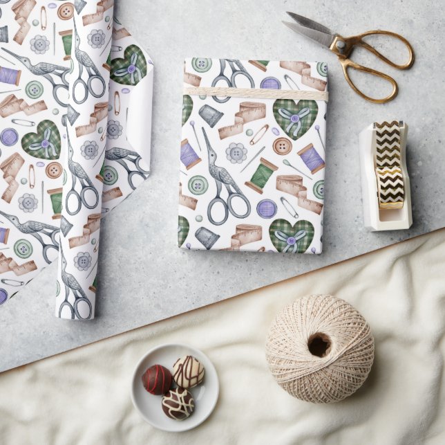 Papel De Presente Acessórios de costura (Artesanato)