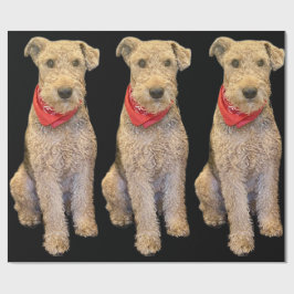 Papel De Presente Acorn Wrapping Paper - Black