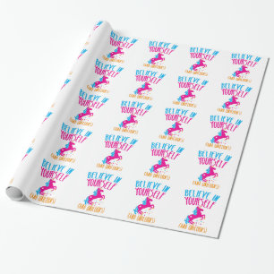 Papel De Presente Acredite em o senhor mesmo (e em unicórnios)