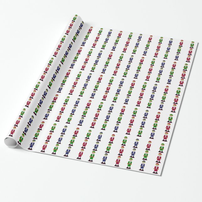 Papel De Presente Acrélulas de Madeira (Desenrolado)