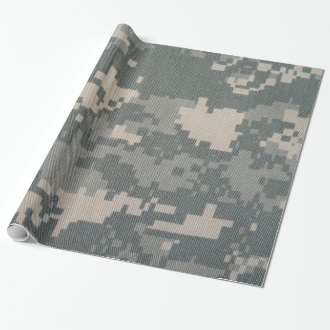 Papel De Presente ACU do exército (Desenrolado)