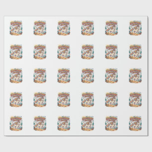 Papel De Presente Adesivo Comercial Casco de Unicórnio Sol e Camiset