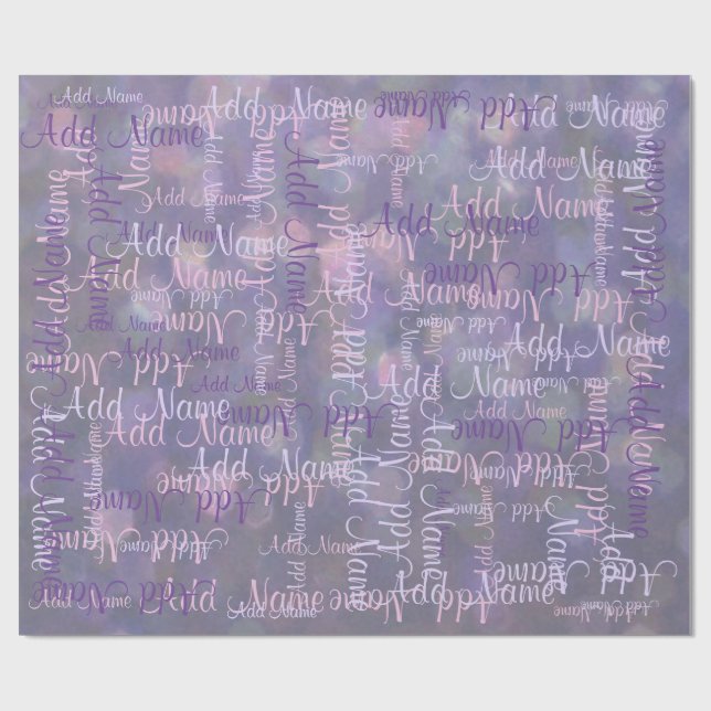 Papel De Presente Adicione um nome (Aberto)