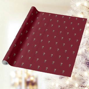 Papel De Presente Adolescente de Natal animado Tee Tee