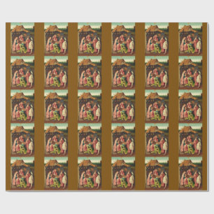 Papel De Presente Adoração dos Magos por Hieronymus Bosch