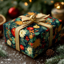 Adornos Clássicos de Natal & Folhagem de Feriado