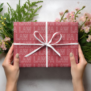 Papel De Presente Advogado engraçado Fa Lei Lei piada Natal