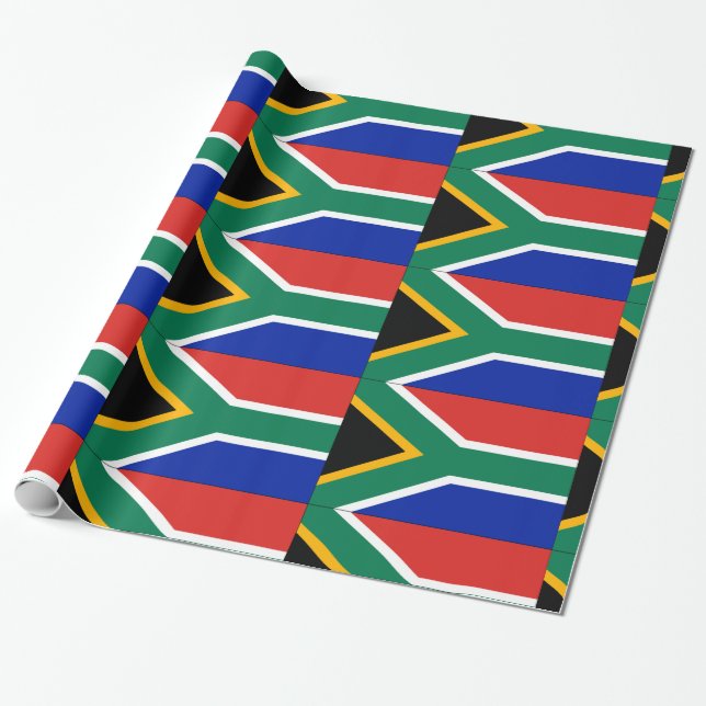 Papel De Presente África do Sul (Desenrolado)