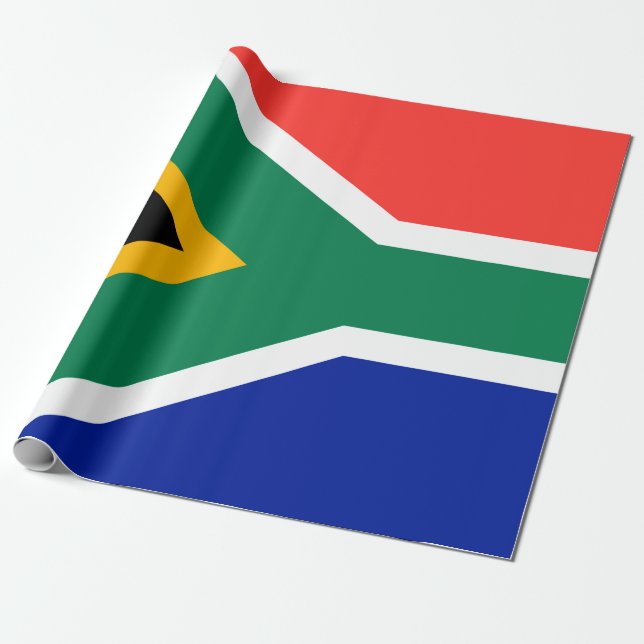 Papel De Presente África do Sul (Desenrolado)