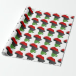 Papel De Presente Afro-americano, Feliz Kwanzaa<br><div class="desc">O Papel de Invasão de Kwanzaa Feliz é perfeito para as férias ou qualquer ocasião. Dons da União Africana Americana.</div>